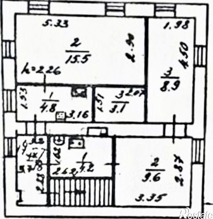 2-комн квартира улица Кольцова, 6,  д. 6