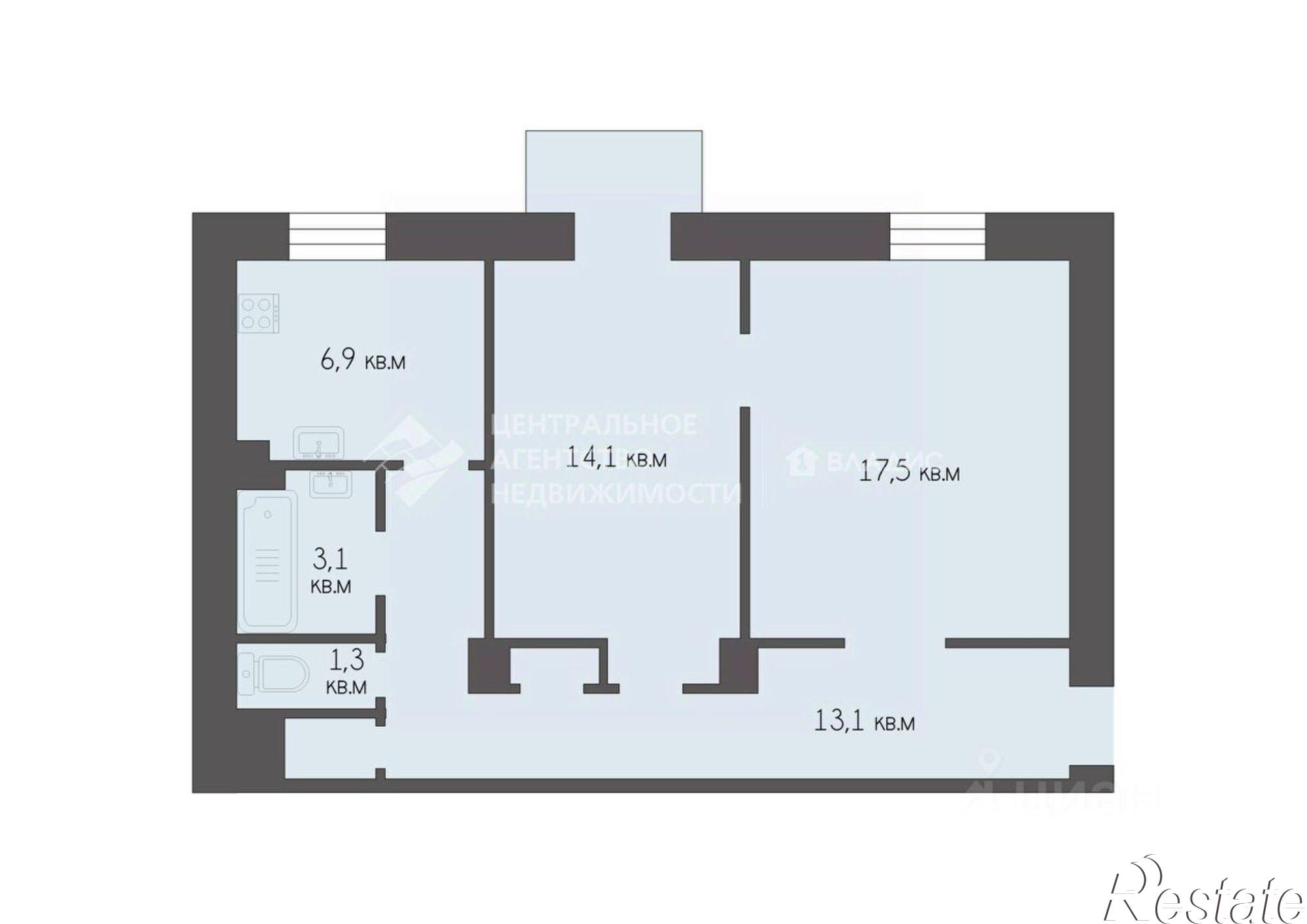 Купить квартиру за 3 990 000 рублей на улица Циолковского, 18/6