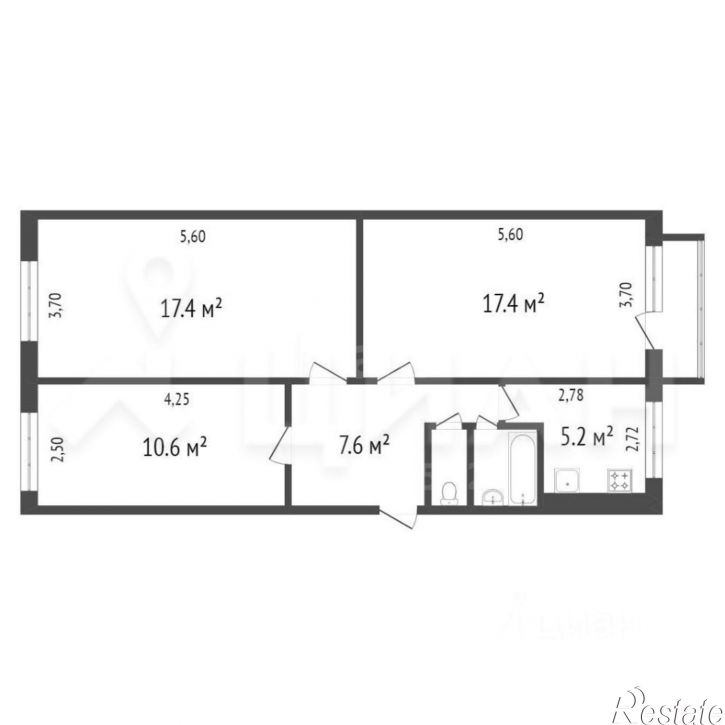 3-комн квартира Высоковольтная улица, 31 к2,  д. 31 к2