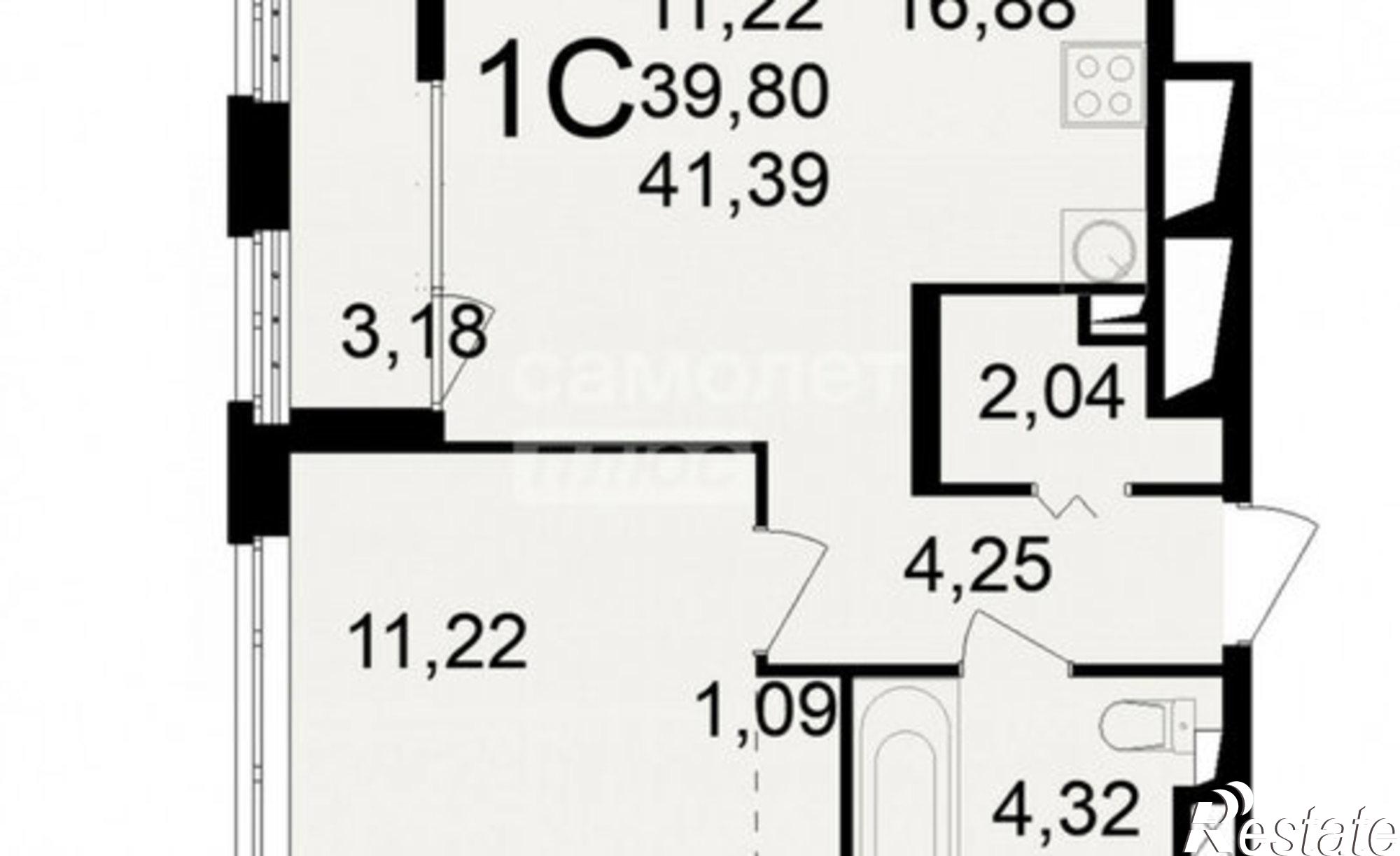 Купить квартиру за 5 300 000 рублей на Высоковольтная улица, 48
