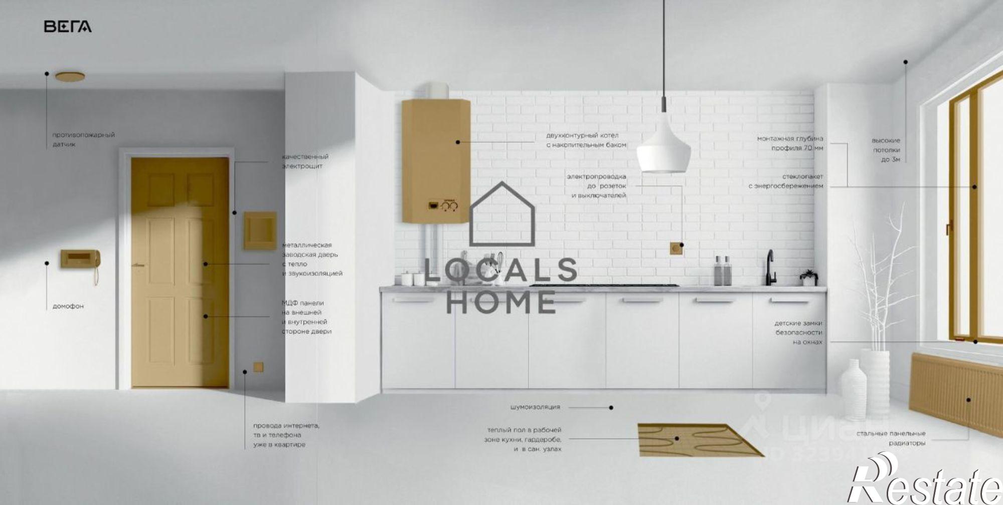 Купить квартиру за 8 647 840 рублей на ул Татарская, 3А