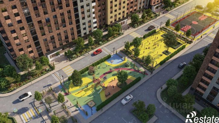 1-комн квартира в новом доме жилой комплекс Бирюзова Парк