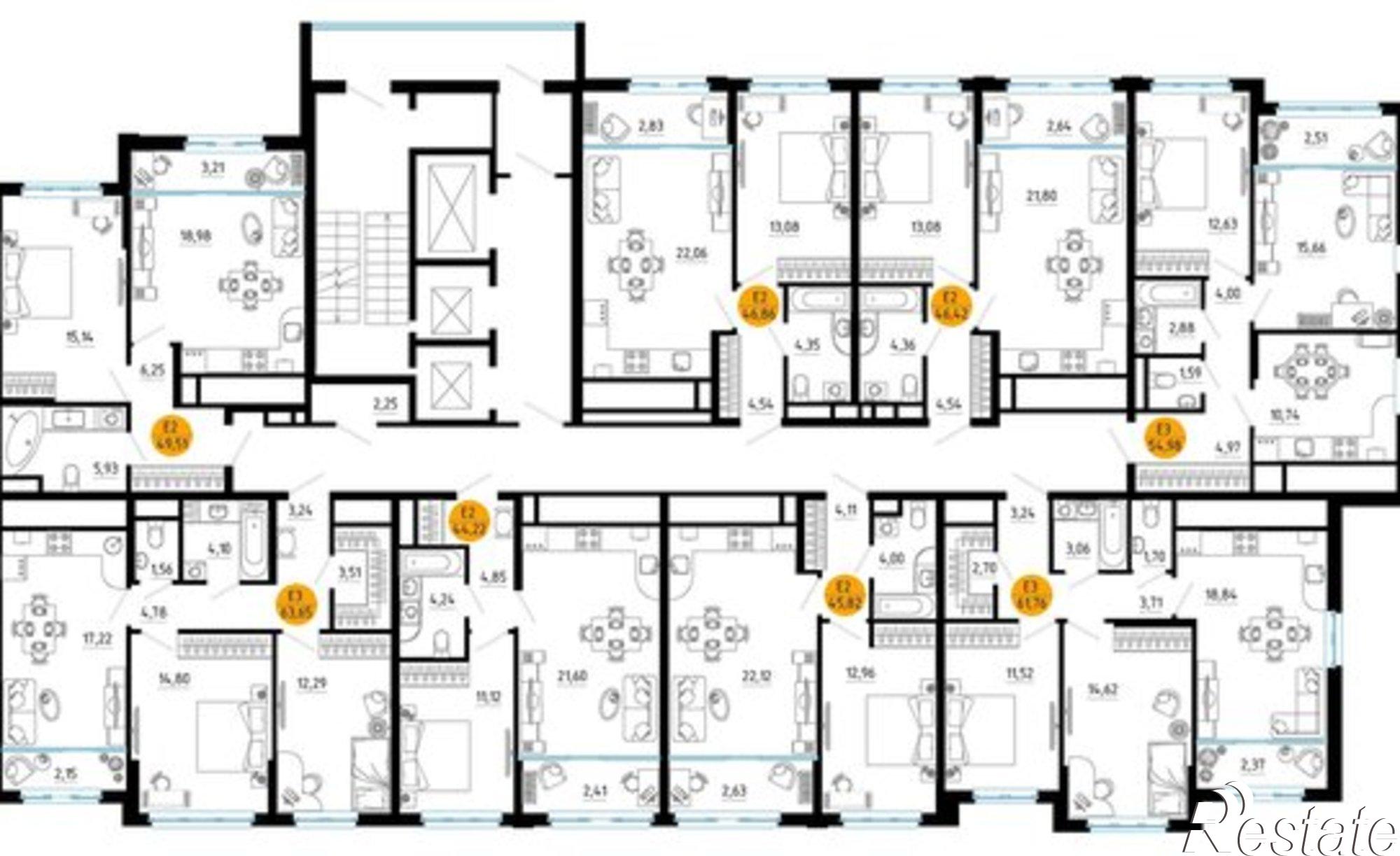 Купить квартиру за 6 925 830 рублей на улица Земнухова, 2