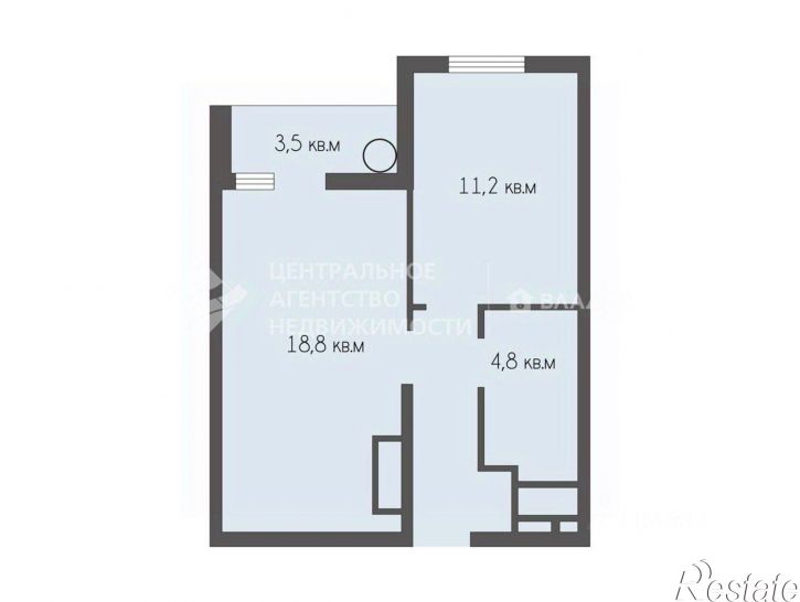 1-комн квартира улица Островского, 16,  д. 16