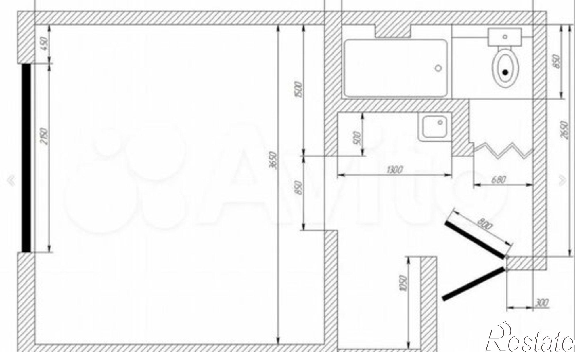 Купить квартиру за 1 600 000 рублей на улица Островского, 46