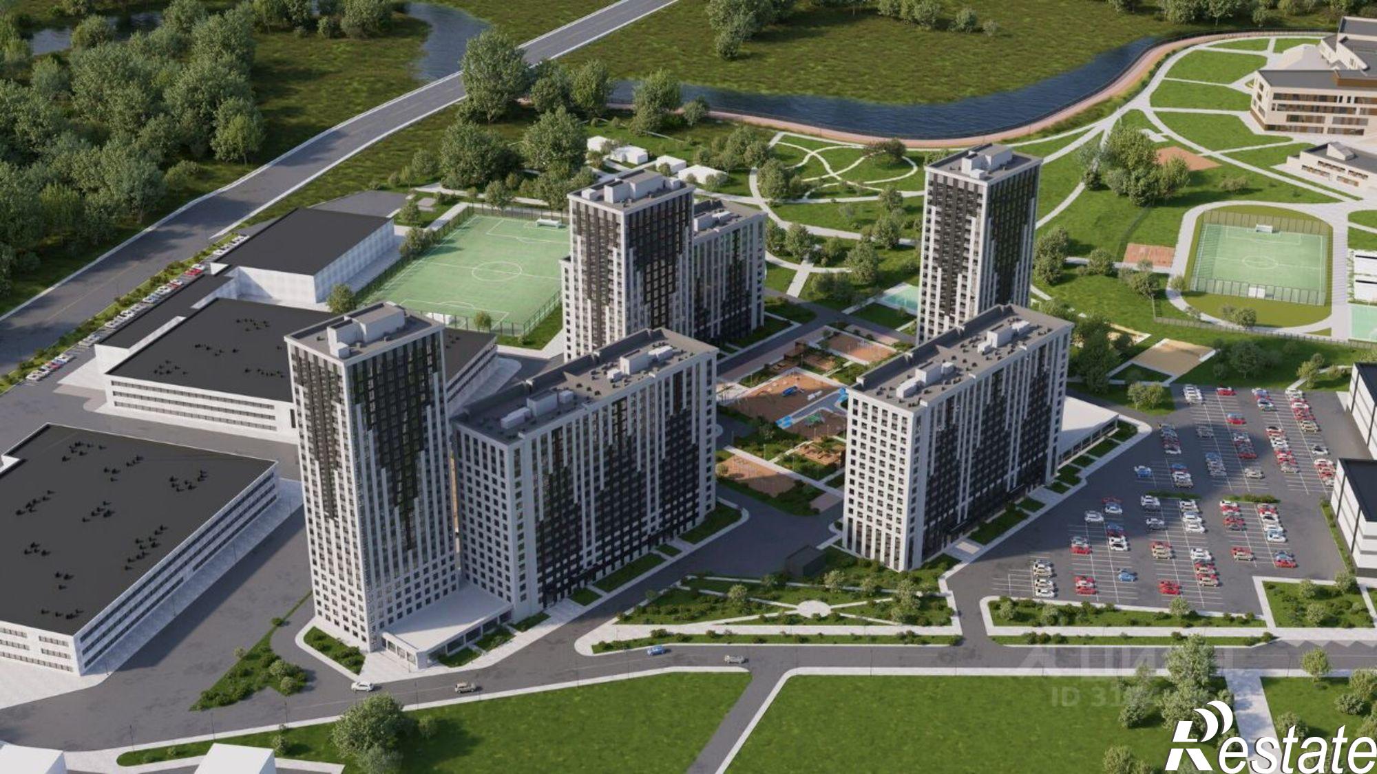 Купить квартиру за 3 744 850 рублей на ул Библиотечная, 1