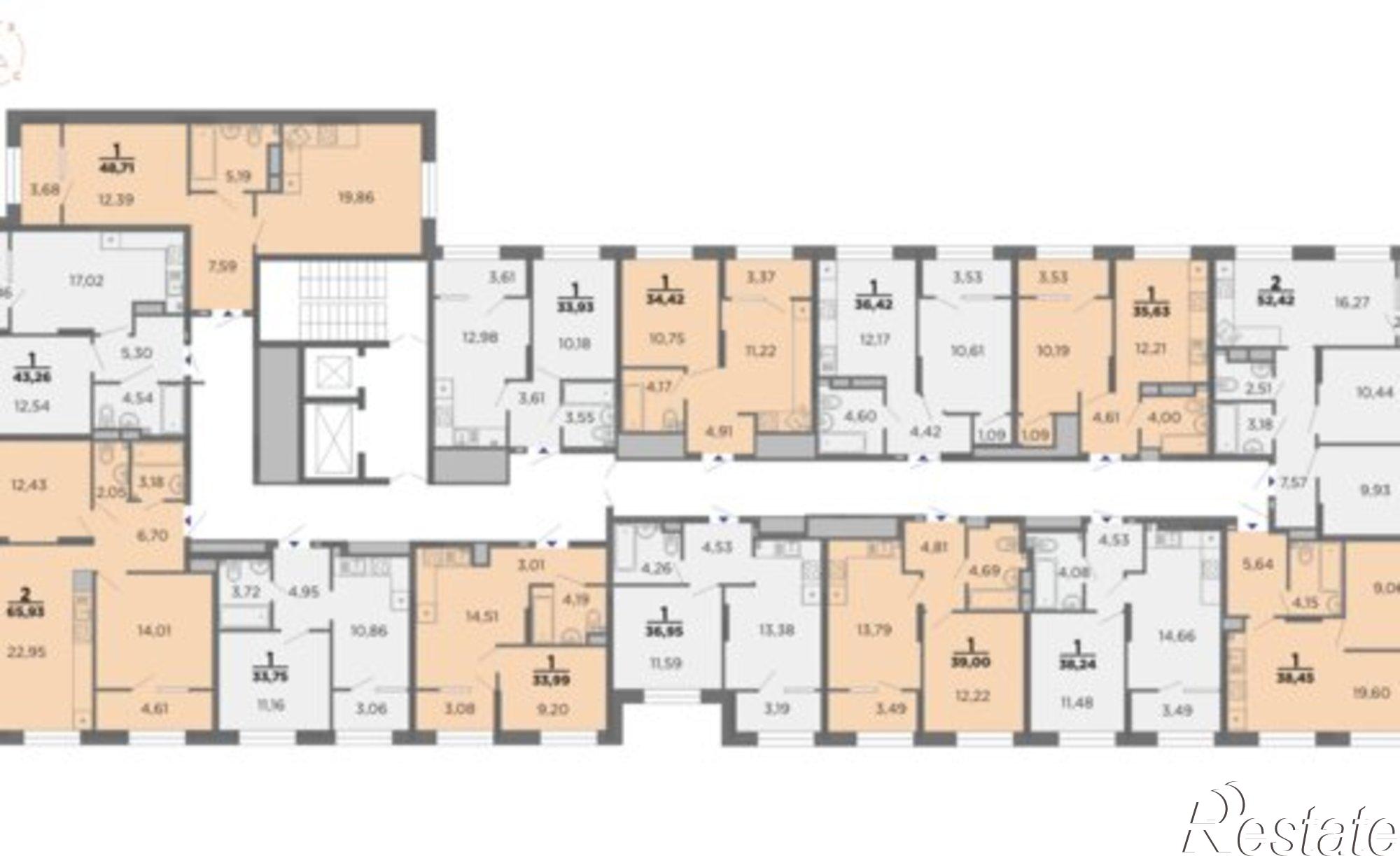 Купить квартиру за 6 855 410 рублей на Новая улица, 41