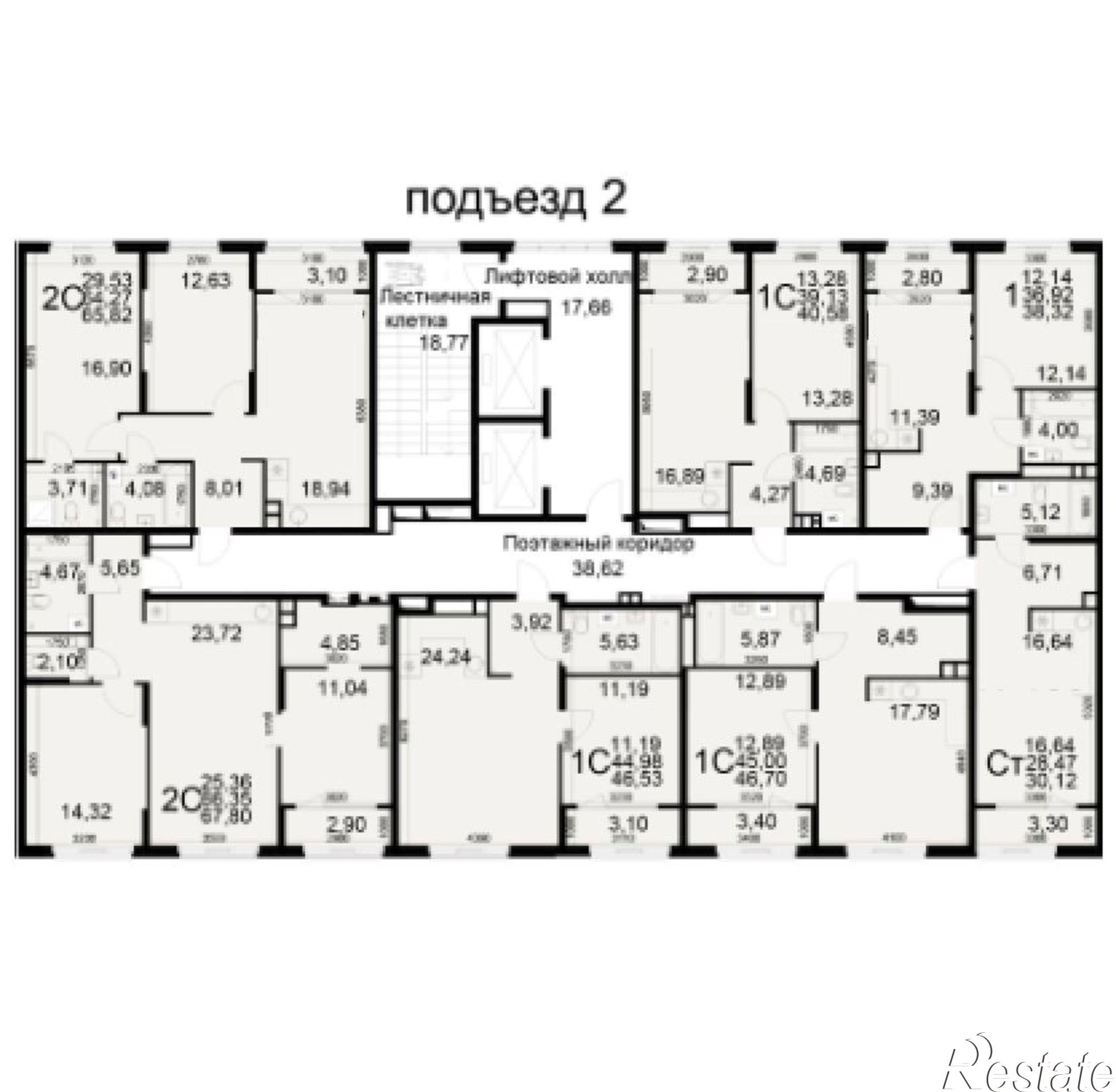 Купить квартиру за 4 501 280 рублей на ул Станкозаводская, 21б