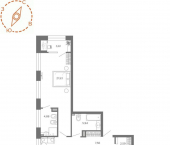 3-комн, 92 кв м, этаж 19/22 5-й Новый проезд, 16