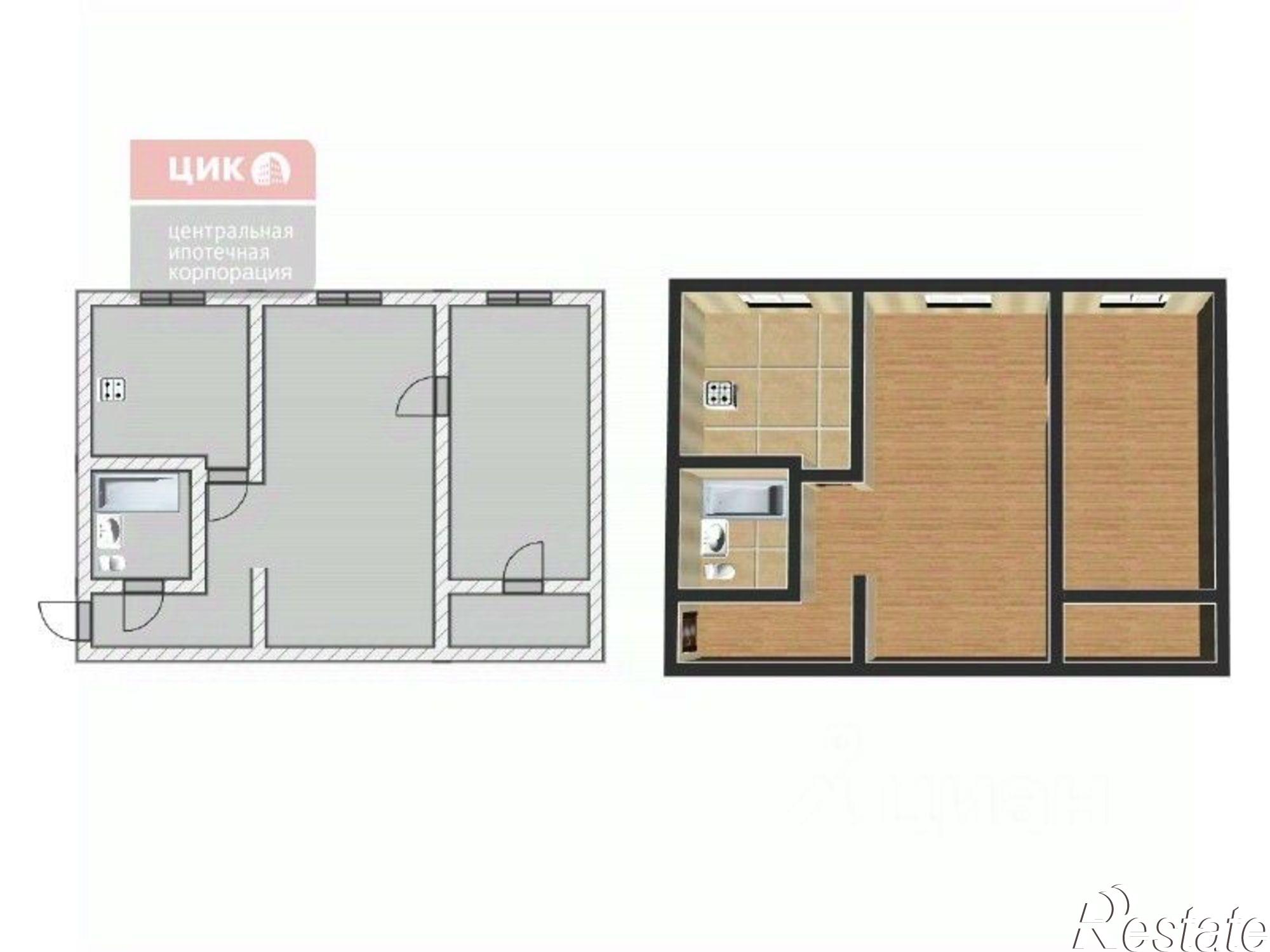 Купить квартиру за 3 600 000 рублей на улица Гагарина, 83