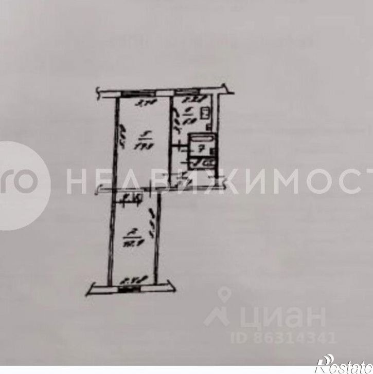 2-комн квартира Касимовское шоссе, 21,  д. 21