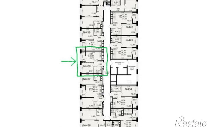 1-комн квартира в новом доме Южный переулок, 10,  д. 10