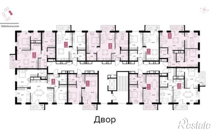 3-комн квартира в новом доме 8-й Авиационный пр-д, 38,  д. 38