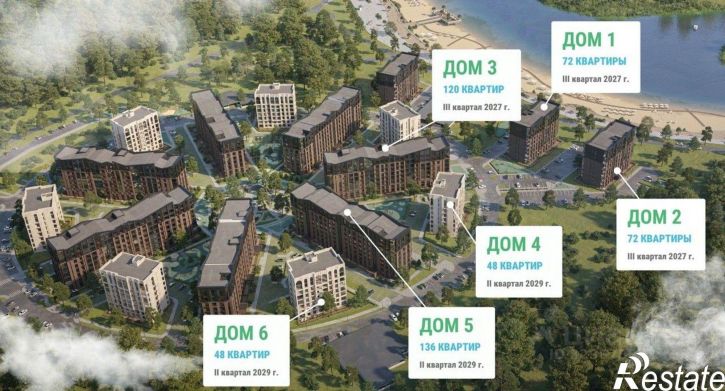 1-комн квартира в новом доме район Борки, посёлок Шпалозавода