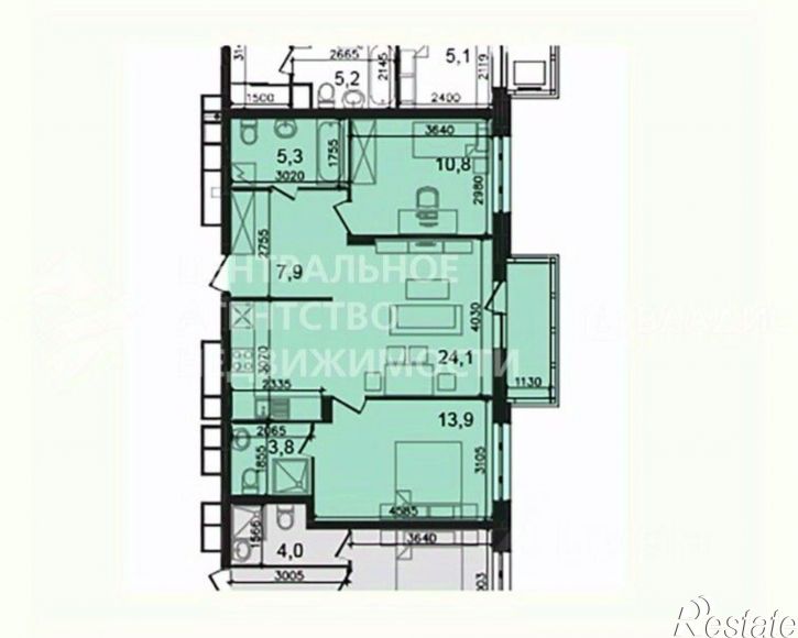 2-комн квартира Быстрецкая улица, 10 к1,  д. 10 к1