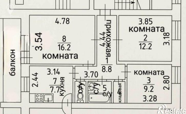 3-комн квартира Затинная улица, 5,  д. 5