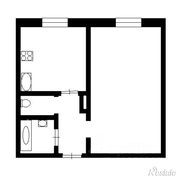 1-комн квартира ул Зубковой, 3 1,  д. 3 1,  к. 1