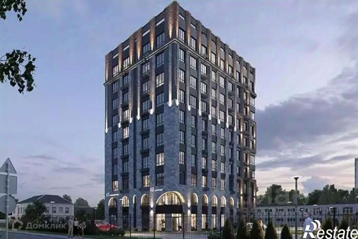 1-комн квартира в новом доме улица Лермонтова, 22,  д. 22