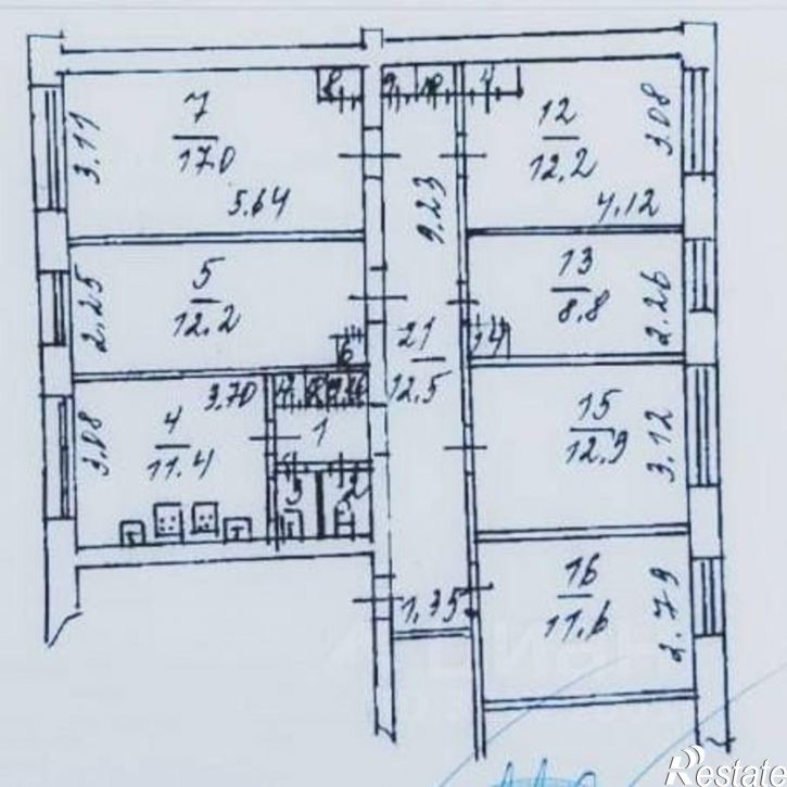 Комната улица Островского, 32 к2,  д. 32 к2