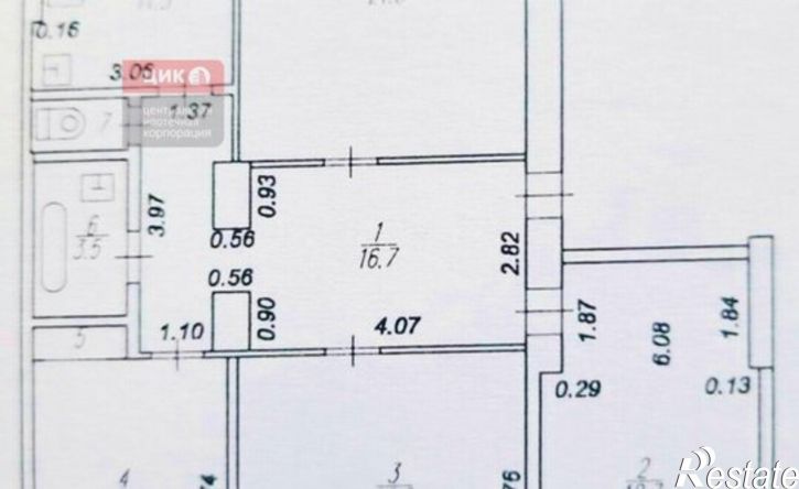 4-комн квартира улица Есенина, 37/2,  д. 37/2