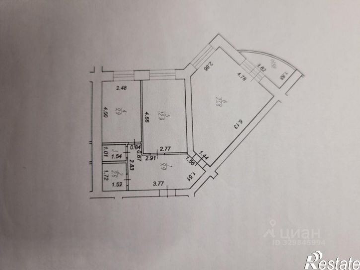 2-комн квартира ул Есенина, 2А,  д. 2А