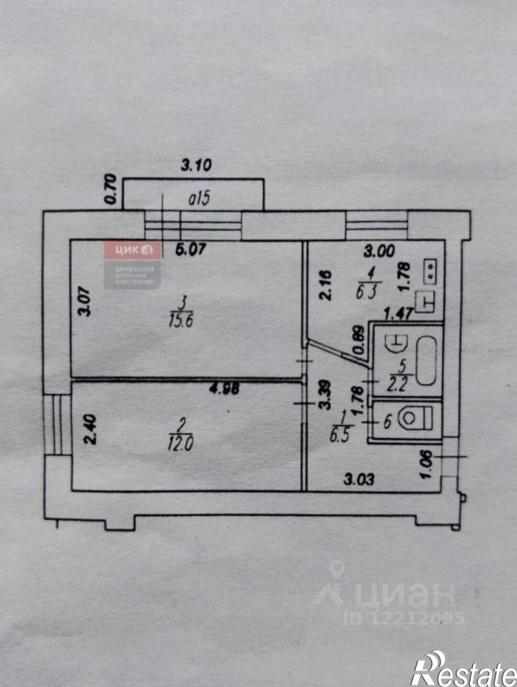 2-комн квартира улица Гагарина, 83А,  д. 83А