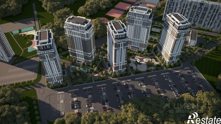 1-комн квартира в новом доме микрорайон Олимпийский городок