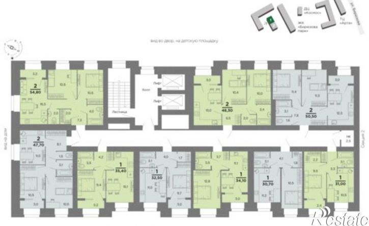 1-комн квартира в новом доме ул Молодцова, 24,  д. 24