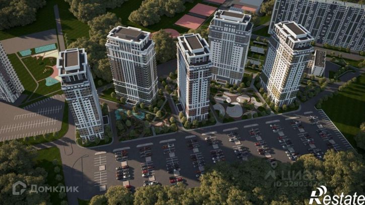 1-комн квартира в новом доме микрорайон Олимпийский Городок
