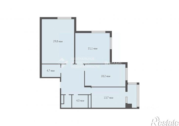3-комн квартира Московское шоссе, 33 1,  д. 33 1,  к. 1