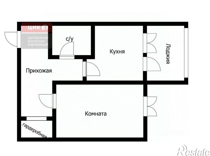 1-комн квартира Шереметьевская улица, 6 к2,  д. 6 к2