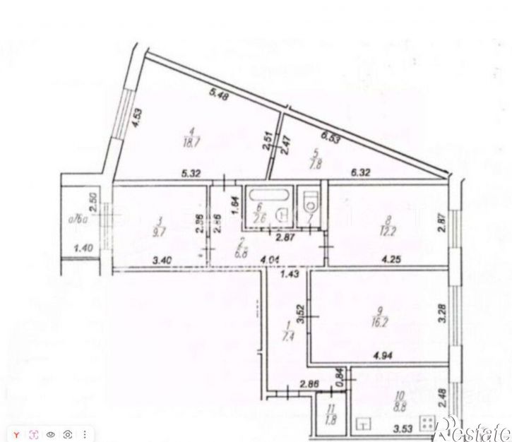 4-комн квартира ул Бирюзова, 29,  д. 29