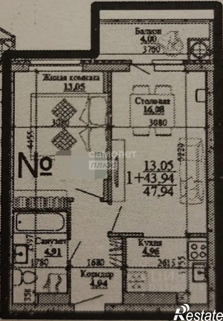 1-комн квартира Касимовское шоссе, 8 2,  д. 8 2,  к. 2