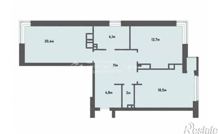 2-комн квартира в новом доме 2-я линия, 19,  д. 19