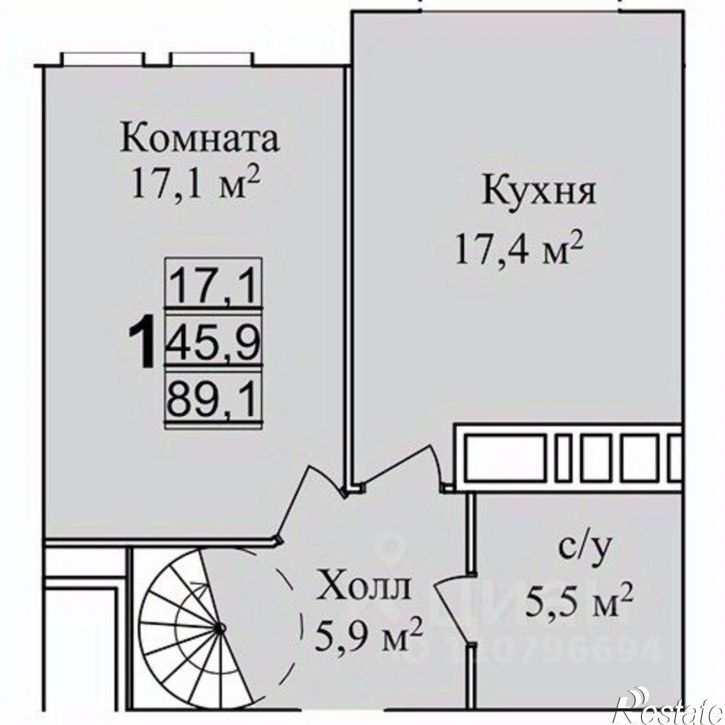 1-комн квартира в новом доме улица Пожалостина, 29,  д. 29