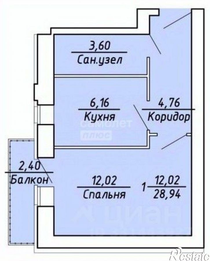 1-комн квартира Михайловское шоссе, 234 1,  д. 234 1,  к. 1