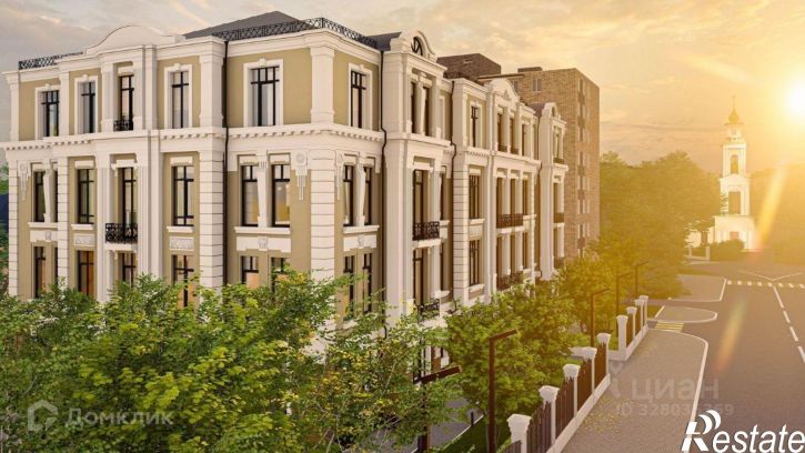 3-комн квартира в новом доме ул Вознесенская, 34,  д. 34