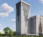 2-комн, 46кв м, этаж 10/10 район Мервино, территория Метропарк, ЖК Метропарк