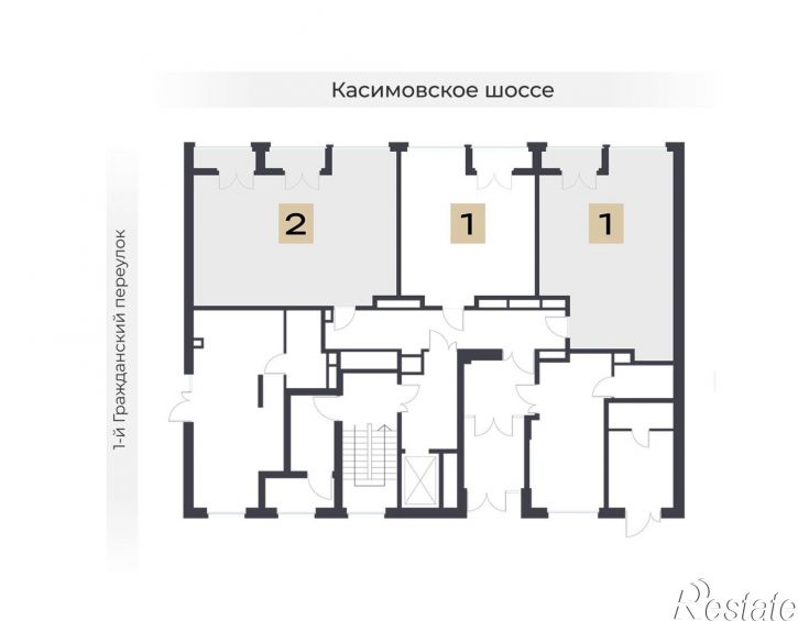 1-комн квартира в новом доме 1-й Новый пр-д, 1,  д. 1