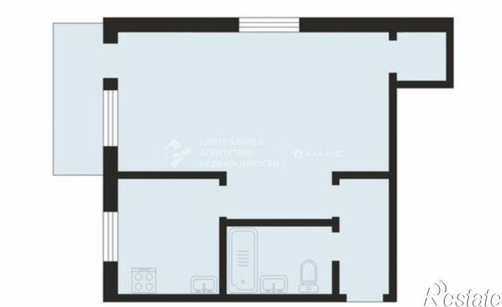 1-комн квартира ул Фрунзе, 8а,  д. 8а
