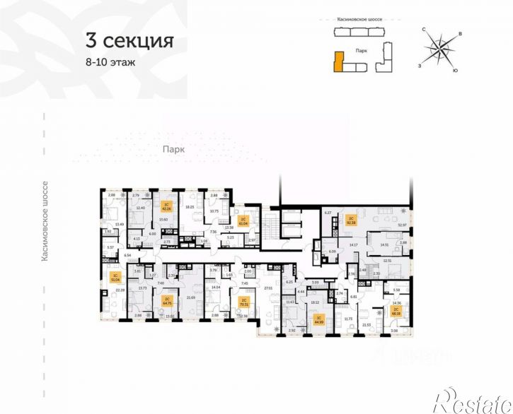 2-комн квартира в новом доме ул Гражданская, 19б,  д. 19б