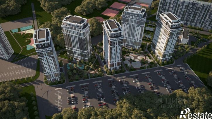 1-комн квартира в новом доме микрорайон Олимпийский городок