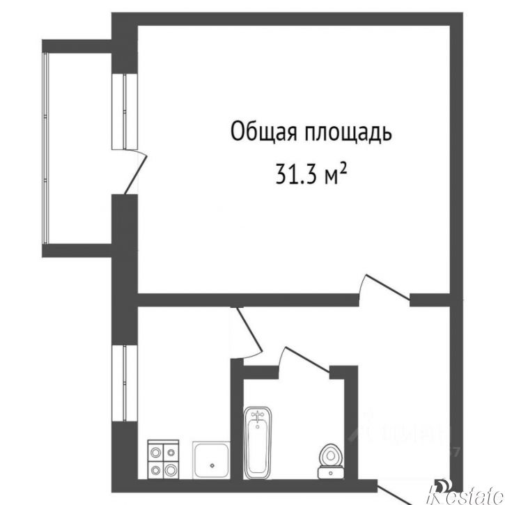 1-комн квартира ул Подгорная, 5,  д. 5