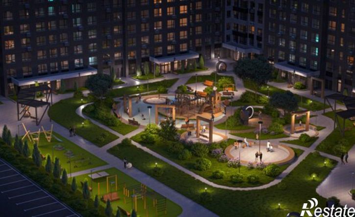 1-комн квартира в новом доме улица Полина, 5