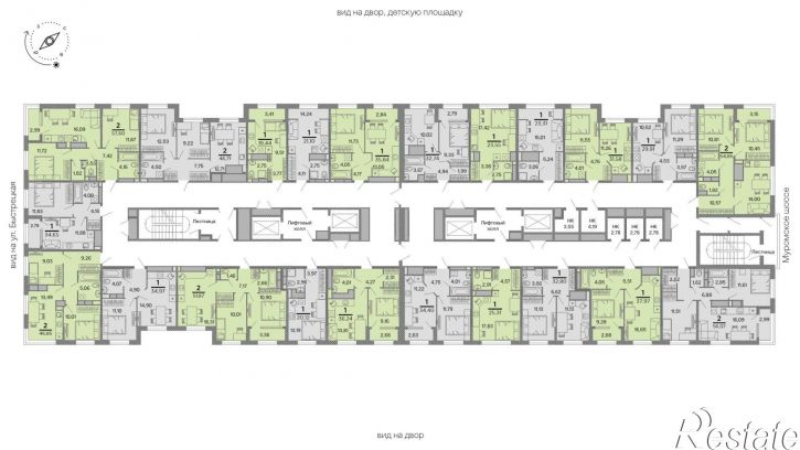 1-комн квартира в новом доме ул Быстрецкая, 20 2,  д. 20 2,  к. 2