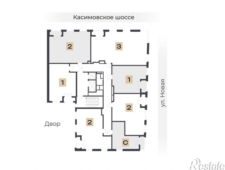 1-комн квартира в новом доме 1-й Новый пр-д, 1,  д. 1