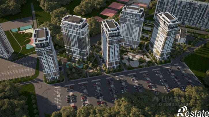 1-комн квартира в новом доме микрорайон Олимпийский городок