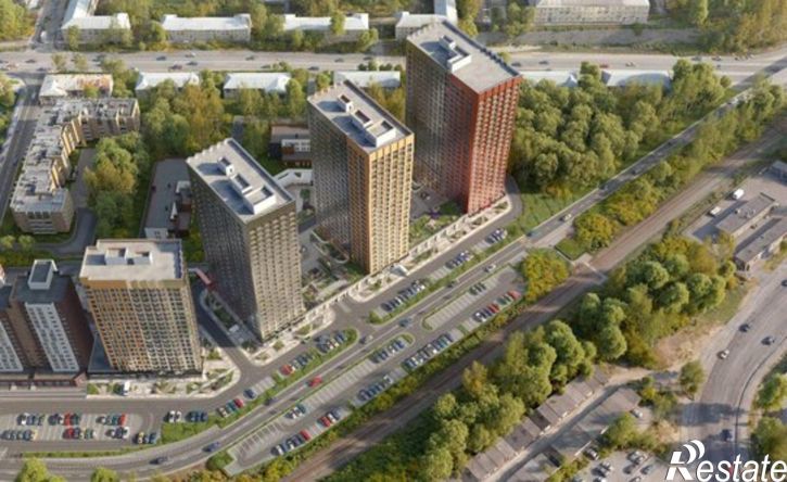 1-комн квартира в новом доме Северный пер, 1а,  д. 1а