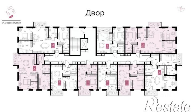 2-комн квартира в новом доме 8-й Авиационный проезд, 38,  д. 38