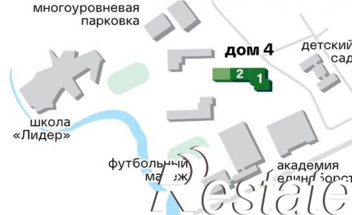 2-комн квартира в новом доме Парковый проспект, 2/1,  д. 2/1
